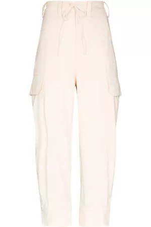 Y-3 Pantalones cargo con cordón