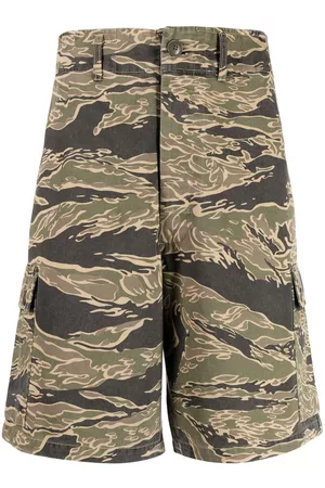 Maharishi Bermudas cargo con motivo militar