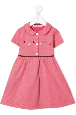 Familiar Vestido con diseño bordado