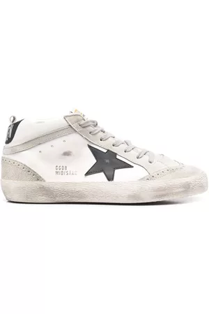 Golden Goose Zapatillas Mid Star con efecto envejecido