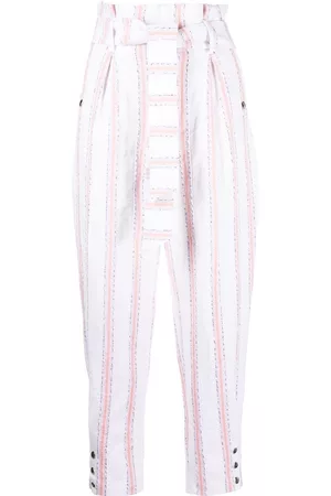 IRO Pantalones Rula a rayas