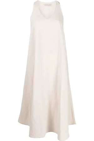 BLANCA Vestido Aspasia acampanado