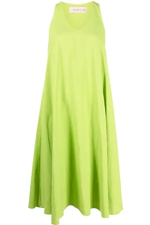 BLANCA Vestido Aspasia acampanado