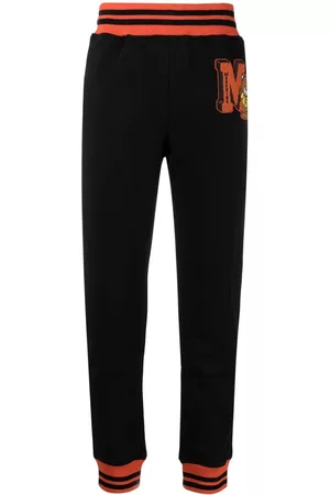 Moschino Pantalones de chándal con parche del logo