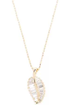 Anita Collar en oro amarillo de 18kt con diamante baguette
