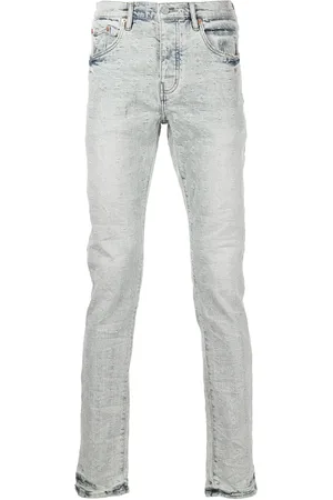 Purple Brand Vaqueros slim con monograma