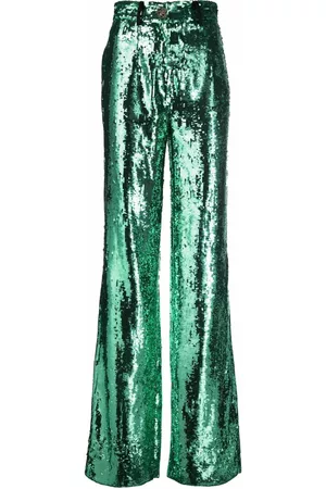 Philipp Plein Pantalones anchos con lentejuelas