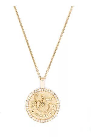 Anita Collar Scorpio en oro amarillo de 18kt con diamantes