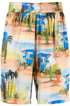 Les Benjamins Bermudas con estampado tropical