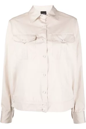 Aspesi Camisa con bolsillo con solapa