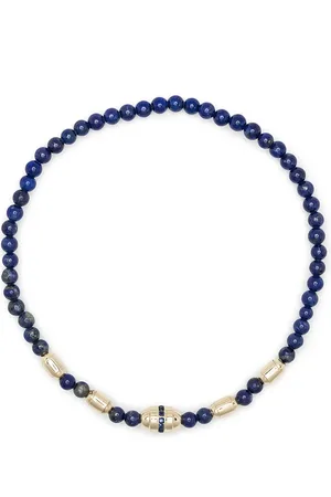 LUIS MORAIS Pulsera con cuentas de zafiro