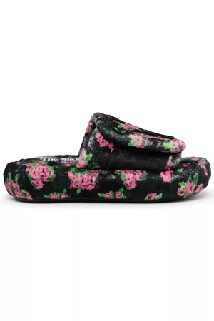 Natasha Zinko Sandalias con diseño floral pixelado