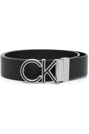  Calvin Klein Cinturón casual CK con hebilla recortada