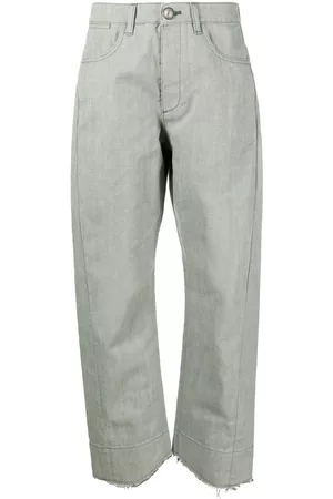 Jil Sander Pantalones anchos de talle alto