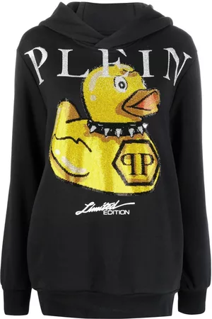 Philipp Plein Sudadera con logo y estampado gráfico