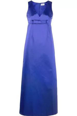 P.A.R.O.S.H. Vestido largo sin mangas con cuello en V