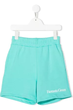 Msgm Bermudas con texto estampado