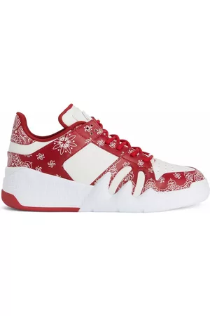 Giuseppe Zanotti Zapatillas bajas Talon con motivo de bandana