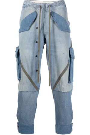 GREG LAUREN Vaqueros tapered con paneles