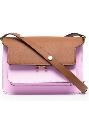 Marni Bandolera Trunk con diseño colour block