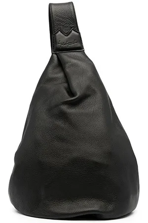 YOHJI YAMAMOTO Bolso de hombro con logo en relieve