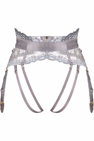 BORDELLE Tanga con detalles de encaje