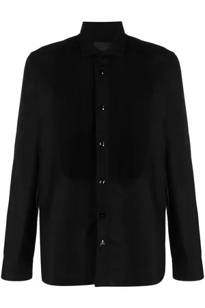 Philipp Plein Camisa con pechera plisada