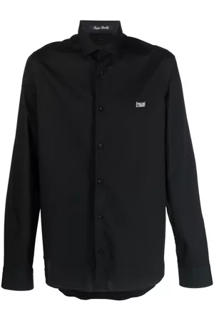 Philipp Plein Camisa con placa del logo