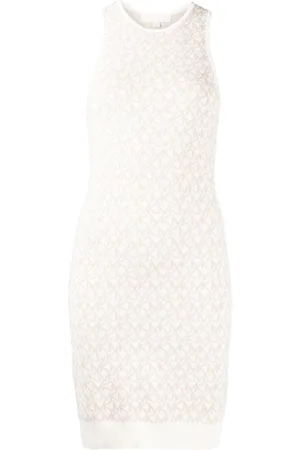 Michael Kors Vestido corto con logo en jacquard