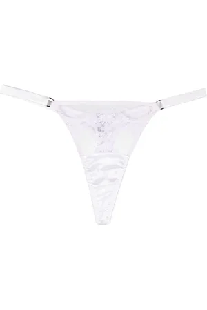 Fleur of England Tanga Aria con panel de encaje