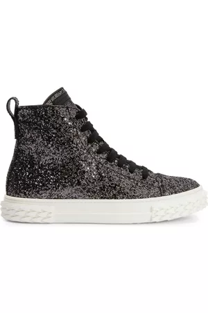 Giuseppe Zanotti Zapatillas altas Eco-Blabber con purpurina