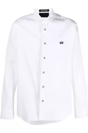 Philipp Plein Camisa con placa del logo