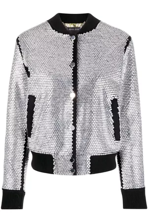 Philipp Plein Chaqueta bomber con detalles de cristales