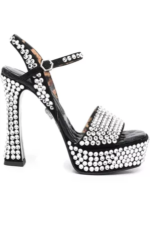 Philipp Plein Sandalias con detalles de cristal en strass