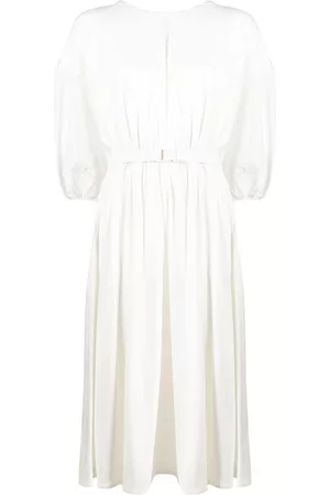 Moncler Vestido midi con cinturón