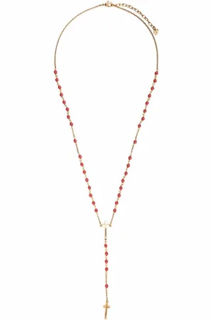 Dsquared2 Collar con colgante de cruz
