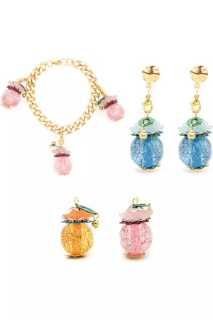 AMIR SLAMA Pendientes y pulsera intercambiables