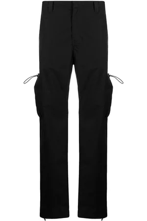 MARCELO BURLON Pantalones tipo cargo con logo bordado