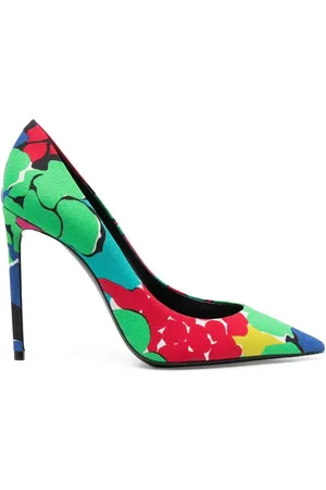 Saint Laurent Zapatos Zoe con tacón de 105mm
