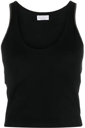 Brunello Cucinelli Top Monili con detalle de cadenas