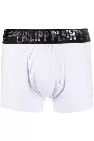 Philipp Plein Bóxer Stones con logo de strass