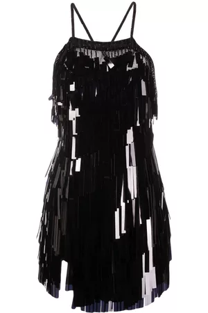 The Attico Vestido ajustado con lentejuelas
