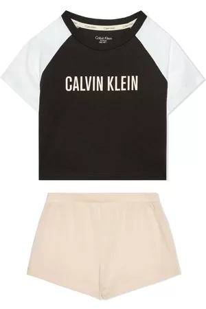 Calvin Klein Pantalones cortos de pijama con logo estampado