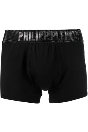 Philipp Plein Bóxer Stones con logo de strass