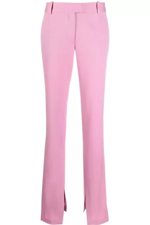 The Attico Pantalones de vestir con abertura