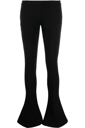 Balmain Pantalones acampanados de talle bajo