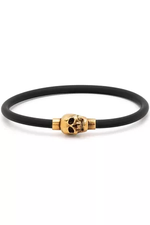 Alexander McQueen Pulsera con charm de calavera