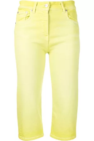 Msgm Pantalones capri de talle medio