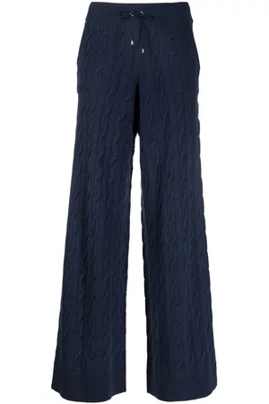 Ralph Lauren Pantalones anchos de cachemira reciclada