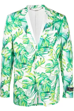 BILLIONAIRE Blazer con palmera estampada